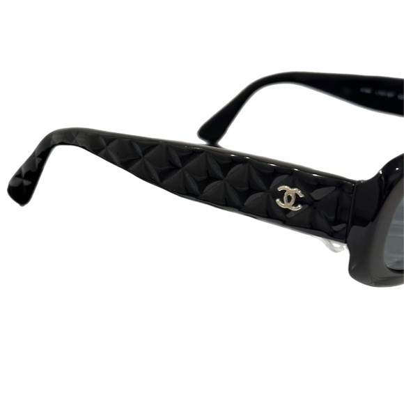 CHANEL Quilted Sunglasses 5094 Black 53MM - Picture 2 of 7